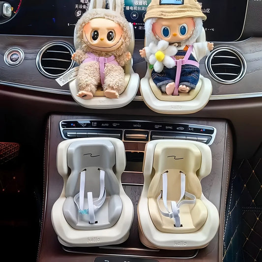 Mini siège de voiture de poupée pour Labubu