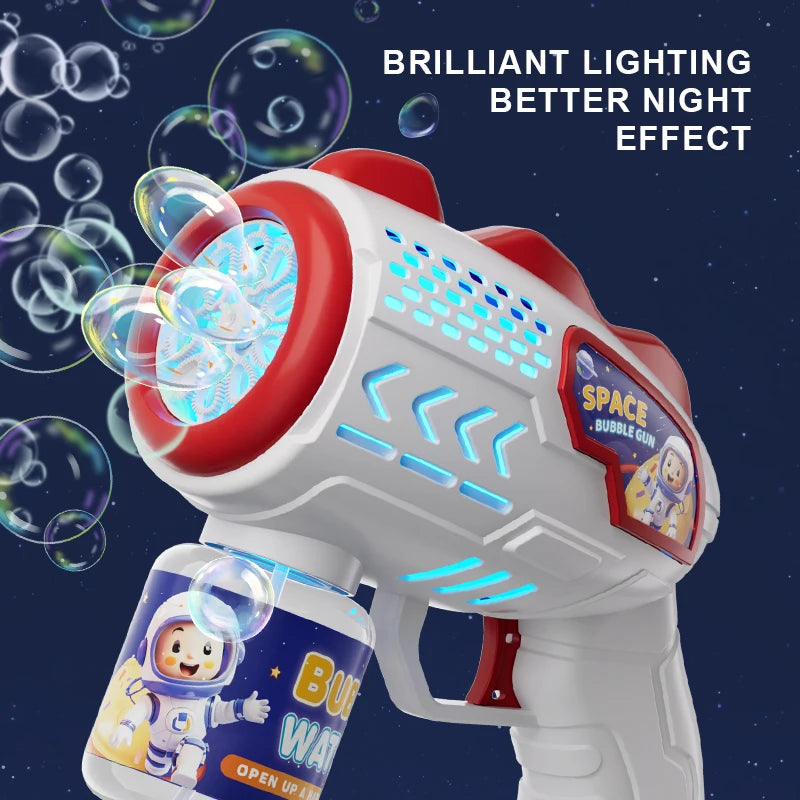 Pistolet à bulle astronaute