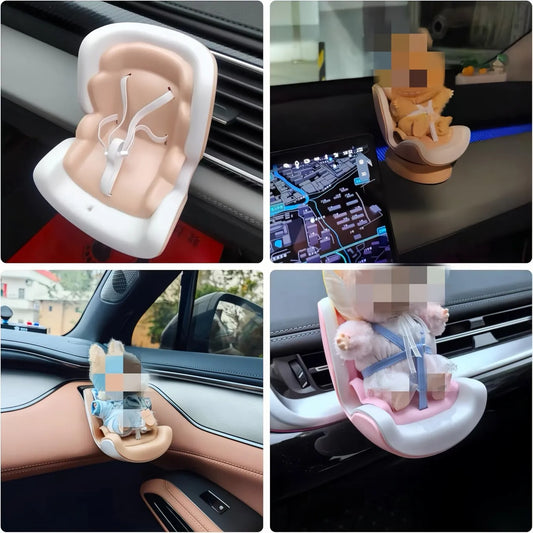 Mini siège de voiture de poupée pour Labubu