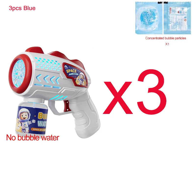Pistolet à bulle astronaute