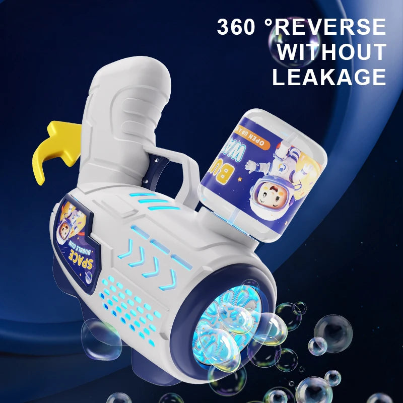 Pistolet à bulle astronaute