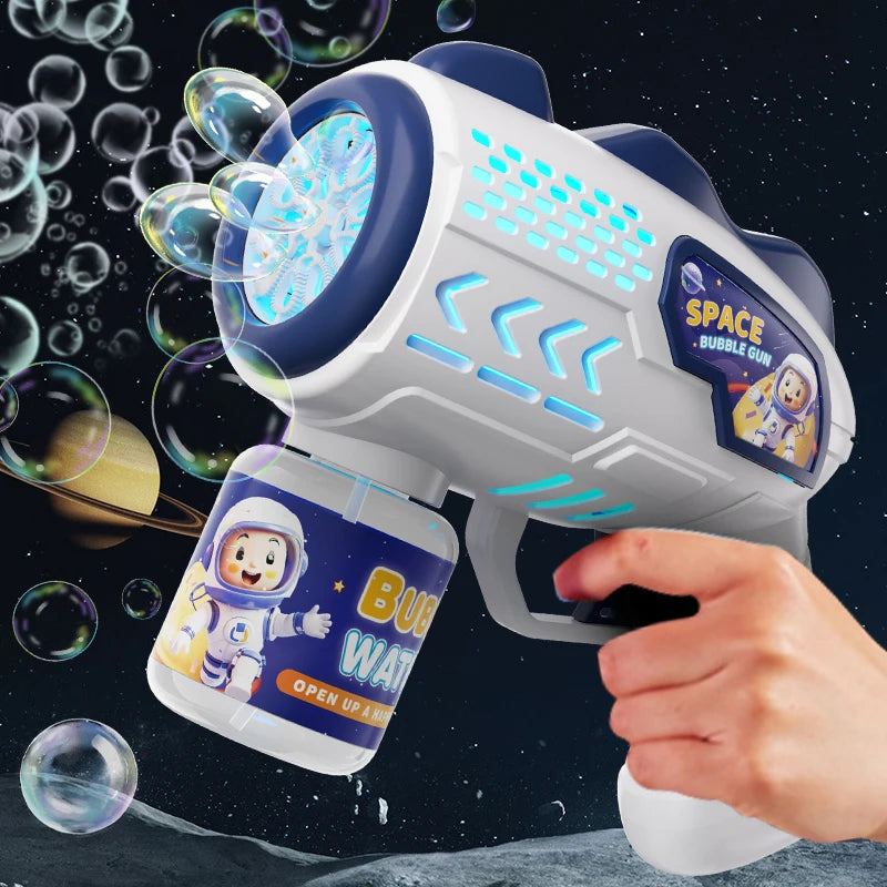Pistolet à bulle astronaute
